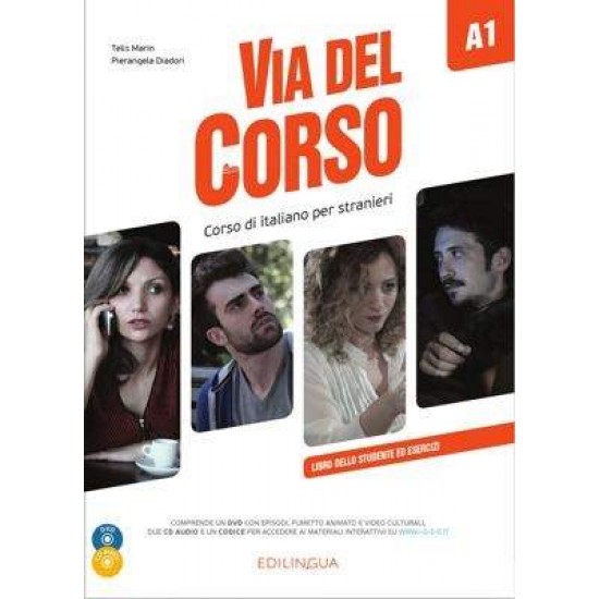 VIA DEL CORSO A1 STUDENTE ED ESERCIZI (+ CD + DVD) - TELIS MARIN-PIERANGELA DIADORI