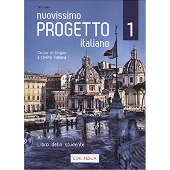 NUOVISSIMO PROGETTO ITALIANO 1 ELEMENTARE STUDENTE (+ DVD) - TELIS MARIN - 2019