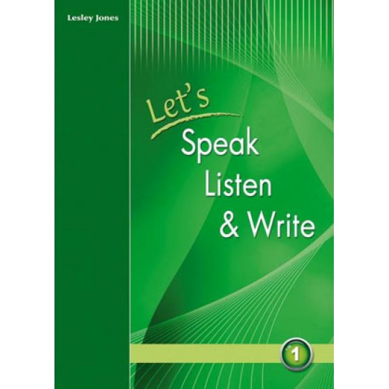 LET'S SPEAK LISTEN & WRITE 1 SB - JONES, LESLEY