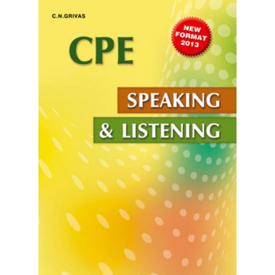 CPE SPEAKING & LISTENING SB 2013 N/E - GRIVAS - 2012