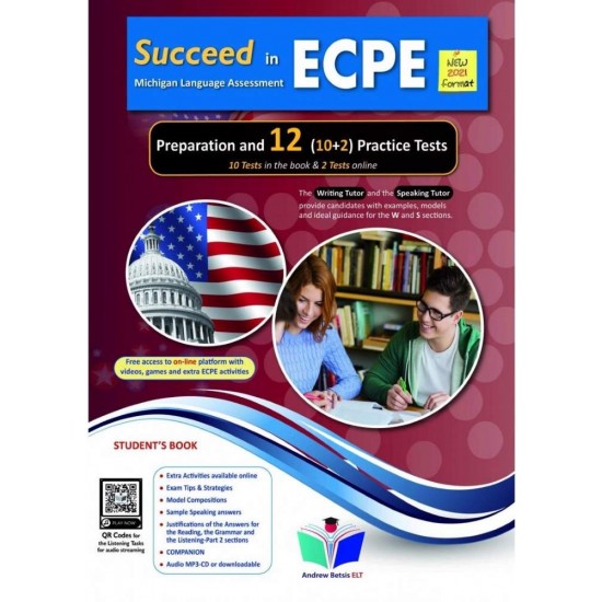 SUCCEED IN MICHIGAN ECPE 12 PRACTICE TESTS 2021 FORMAT SB - BETSIS - 2020