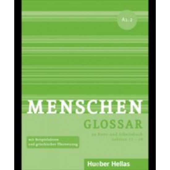 MENSCHEN A1.2 GLOSSAR - 