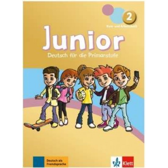 JUNIOR 2 KURSBUCH & ARBEITSBUCH (+AUDIOS ONLINE + KLETT BOOK-APP) - 