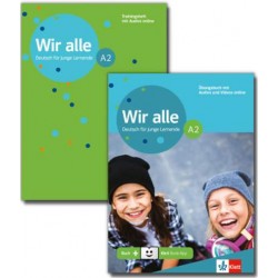 WIR ALLE A2 ÜBUNGSBUCH (+AUDIOS-ONLINE+KLETT BOOK-APP+TRAINNINGSHEFT) - 