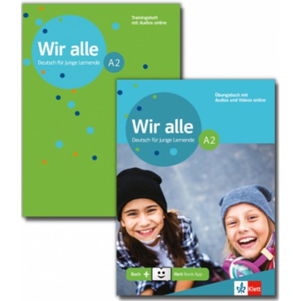 WIR ALLE A2 ÜBUNGSBUCH (+AUDIOS-ONLINE+KLETT BOOK-APP+TRAINNINGSHEFT)