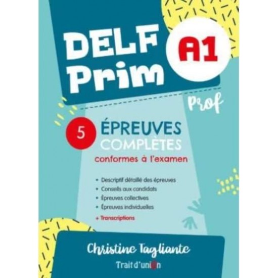 DELF PRIM A1 NOUVEAU + 5 ÉPREUVES COMPLÈTES PROFESSEUR - MANETTI