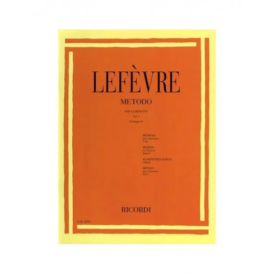 LEFEVRE METODO 1 (PER CLARINETTO) - 